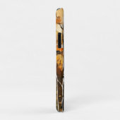 Coques Case-Mate iPhone Brown Leaf Nature Serenity Art Abstrait (Dos/Droite)
