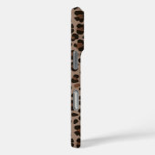 Coques Case-Mate iPhone Brown moderne Léopard Cheetah Motif (Verso / Droite)