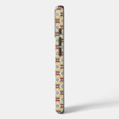 Coques Case-Mate iPhone Brown pattern in #faf3e0, #c9a66b, #7d1d, #646e7 (Verso / Gauche)