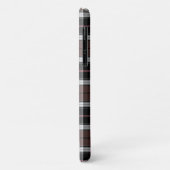 Coques Case-Mate iPhone Brown Plaid (Dos/Gauche)