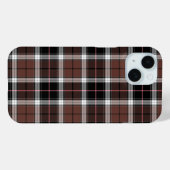 Coques Case-Mate iPhone Brown Plaid (Verso (horizontal))