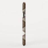 Coques Case-Mate iPhone Brown Scottish Tartan Plaid Pattern Gift (Dos/Droite)