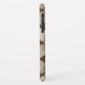 Coques Case-Mate iPhone Brown Scottish Tartan Plaid Pattern Gift (Dos/Gauche)