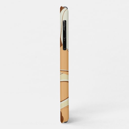 Coques Case-Mate iPhone Brown tortille de café (Dos/Gauche)