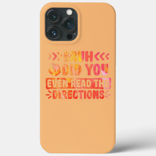 Case-Mate iPhone Case Bruh As-Tu Même Lu Les Instructions Tie-Dye