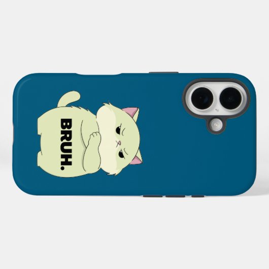 Coques Case-Mate iPhone Bruh Kitty Iphone Case (Verso (horizontal))