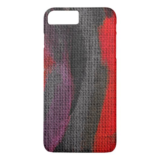 Coques Case-Mate iPhone Brûlage Abstrait de peinture couleur Brush Rustic (Dos)