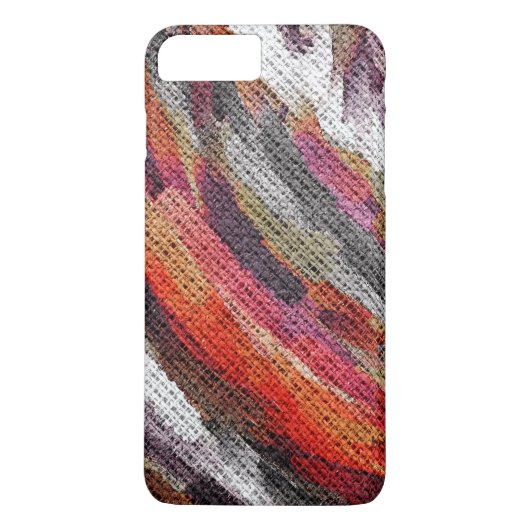 Coques Case-Mate iPhone Brûlage Abstrait de peinture couleur Brush rustiqu (Dos)