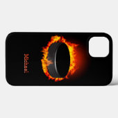 Coques Case-Mate iPhone Brûler la canette de hockey (Verso (horizontal))