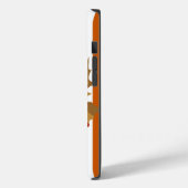 Coques Case-Mate iPhone Brûler les rayures automnales avec Feuilles (Verso / Gauche)