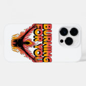 Coques Case-Mate iPhone "Brûler pour vous" dans le style du rock de l'anci (Verso (horizontal))