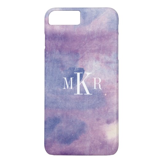 Coques Case-Mate iPhone Brume pourpre II du monogramme | (Dos)