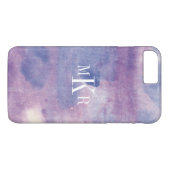 Coques Case-Mate iPhone Brume pourpre II du monogramme | (Dos (Horizontal))