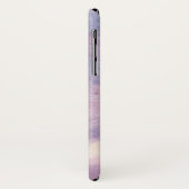 Coques Case-Mate iPhone Brume pourpre II du monogramme | (Dos/Gauche)