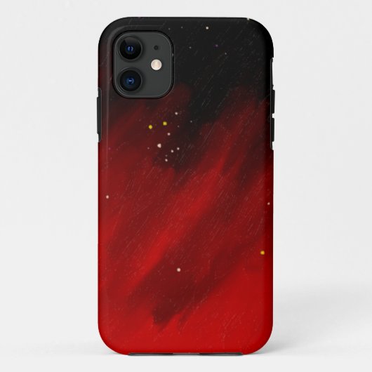 Coques Case-Mate iPhone Brume rouge de l'espace (Dos)