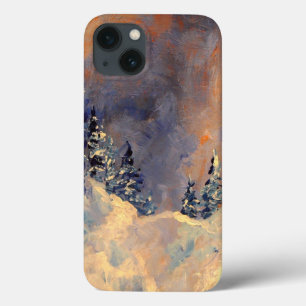 iPhone 13 Case Brume sur la crête 2009 de neige
