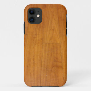 Coque iPhone 11 Brun en bois de stratifié de parquet de parquetage