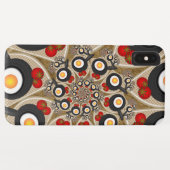 Coques Case-Mate iPhone Brunch Fractal Art Drôle Nourriture, Tomates, Oeuf (Dos (Horizontal))