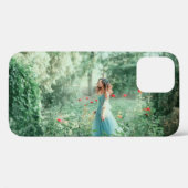 Coques Case-Mate iPhone Brunette Princess : Aquarelle de la forêt de fées (Verso (horizontal))