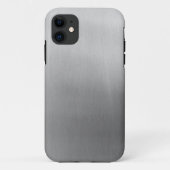 Coques Case-Mate iPhone Brushed steel (Dos)