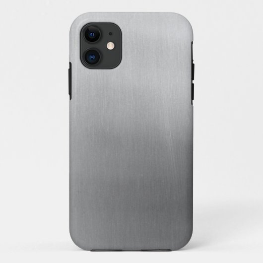 Coques Case-Mate iPhone Brushed steel (Dos)