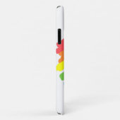 Coques Case-Mate iPhone Brushstrokes LGBTQ Arc-en-ciel (Dos/Droite)