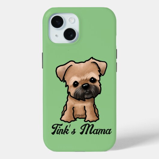 Coques Case-Mate iPhone Bruxelles Griffon KiniArt (Verso)