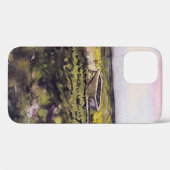 Coques Case-Mate iPhone Bruyère avec une brouette par Vincent van Gogh (Verso (horizontal))