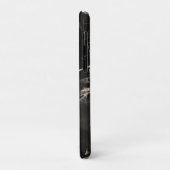 Coques Case-Mate iPhone BTC motivation | Skull | Gold Marble (Dos/Gauche)