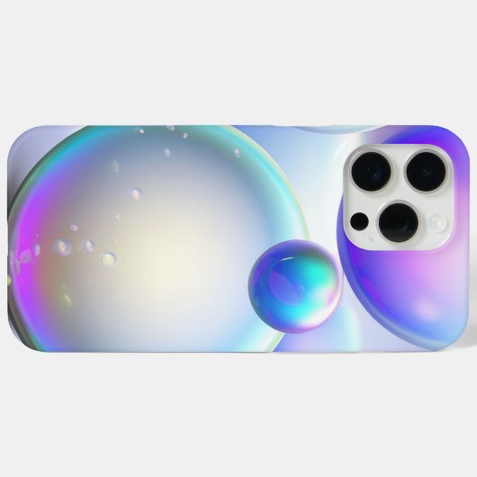 Coques Case-Mate iPhone Bubbles (Verso (horizontal))