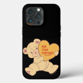 Coques Case-Mate iPhone Bubbly mignonne ours couleur rose (Verso)