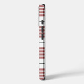 Coques Case-Mate iPhone Buchanan tartan rouge blanc carreau (Verso / Gauche)