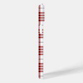 Coques Case-Mate iPhone Buchanan tartan rouge blanc carreaux (Verso / Droite)