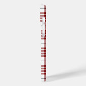 Coques Case-Mate iPhone Buchanan tartan rouge blanc plaid (Verso / Gauche)