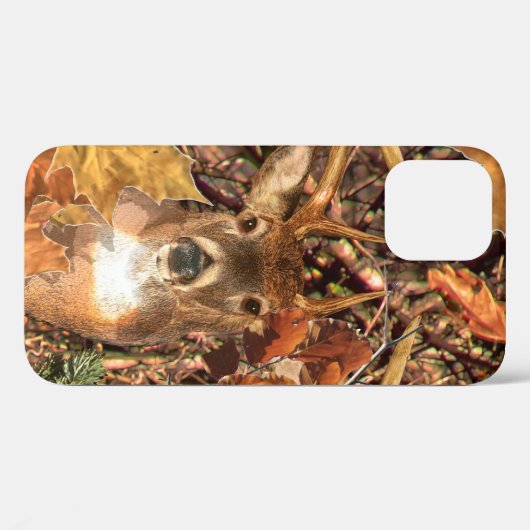 Coques Case-Mate iPhone Buck Camouflage Cerf à queue blanche (Verso (horizontal))