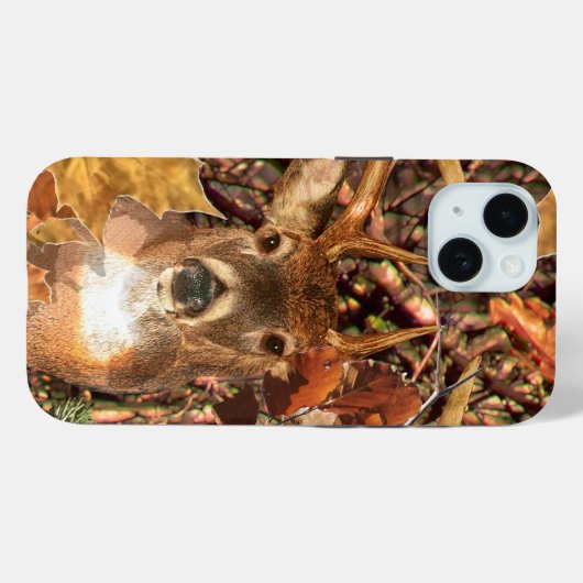 Coques Case-Mate iPhone Buck in Camo White Tail Deer (Verso (horizontal))