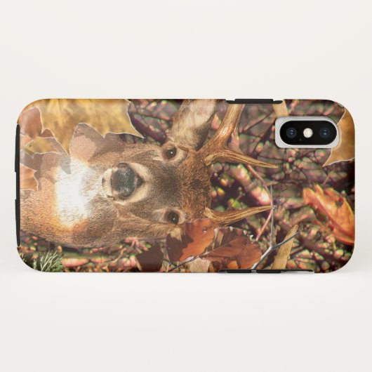 Coques Case-Mate iPhone Buck in Camouflage White Tail Deer (Dos (Horizontal))