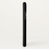 Coques Case-Mate iPhone Buck on Black White Tail Deer (Dos/Droite)