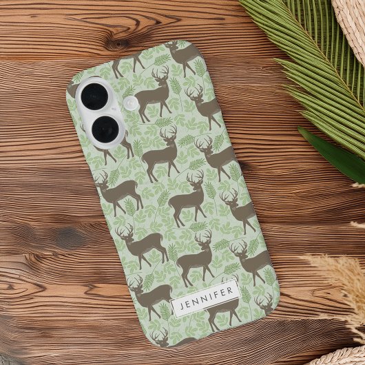 Coques Case-Mate iPhone Bucks sur les Feuilles verts du printemps