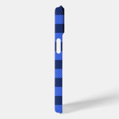 Coques Case-Mate iPhone Buffalo Check Blue & Black Lumberjack Plaid Decor (Verso / Droite)