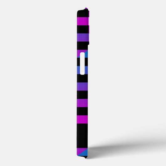 Coques Case-Mate iPhone Buffalo Check Plaid Nom manuscrit violet rose (Verso / Droite)