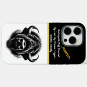 Coques Case-Mate iPhone Buffalo Head : Force et beauté (Verso (horizontal))
