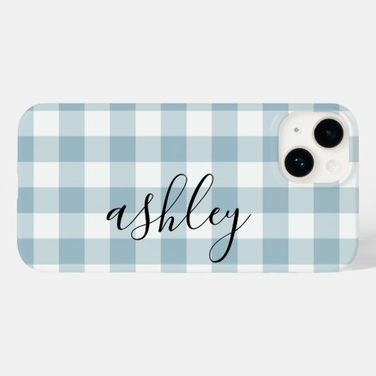 Coques Case-Mate iPhone Buffalo Plaid Calligraphie I Phone (Verso (horizontal))