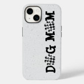 Coques Case-Mate iPhone Buffalo Plaid DOG MOM Pawprints (Verso)
