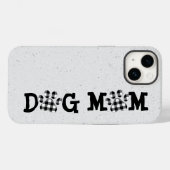 Coques Case-Mate iPhone Buffalo Plaid DOG MOM Pawprints (Verso (horizontal))