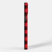 Coques Case-Mate iPhone Buffalo Plaid Red Black Check (Verso / Droite)