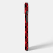 Coques Case-Mate iPhone Buffalo Plaid Red Black Check (Verso / Gauche)