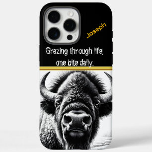 Coques iPhone 16 Pro Max Buffle à couper le souffle dans une nature paisibl