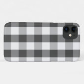 Coques Case-Mate iPhone Buffle blanc gris tressé (Dos (Horizontal))