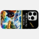 Coques Case-Mate iPhone Buffle majestueux au bord d'une rivière Serene Mou (Verso (horizontal))